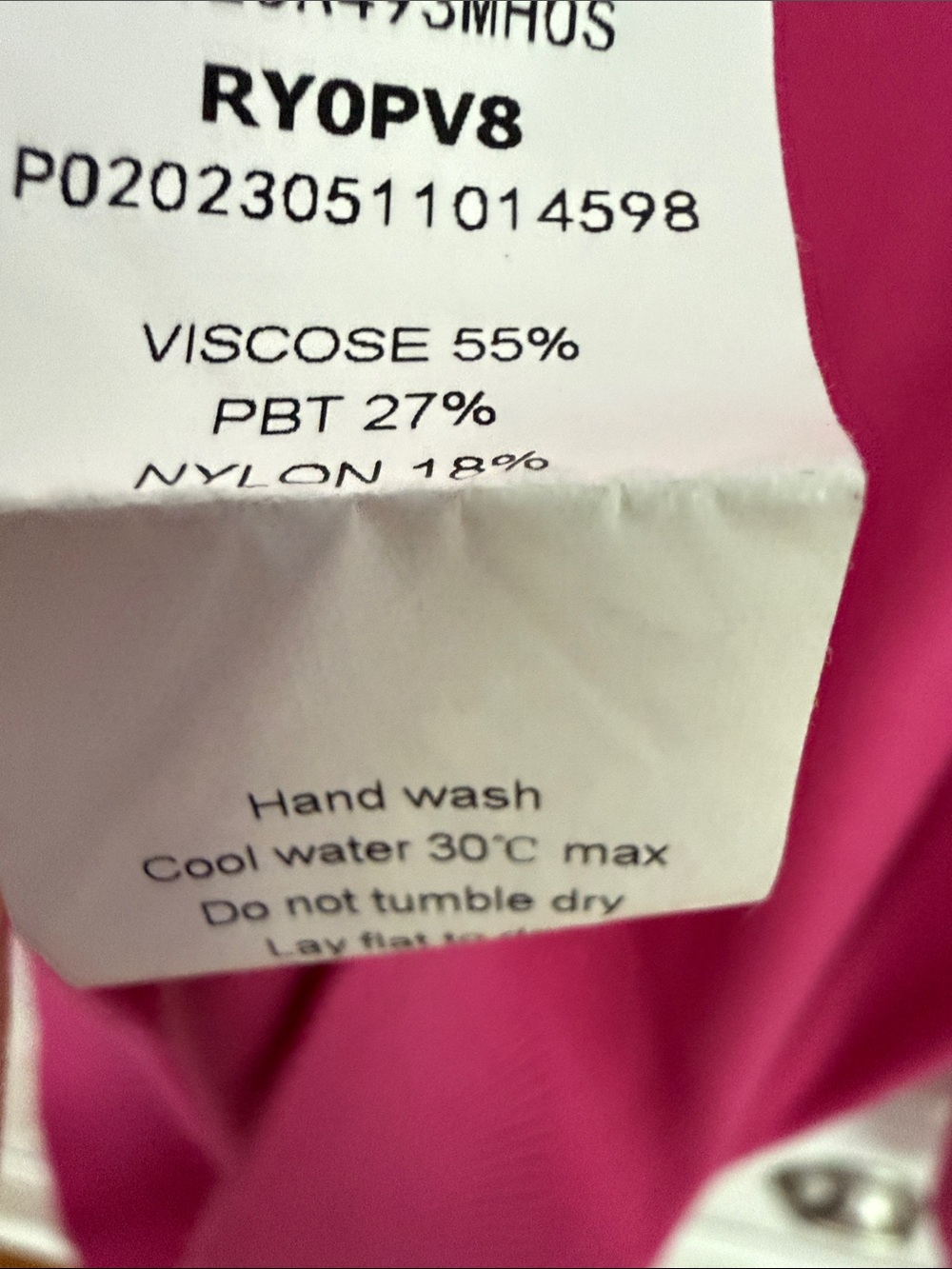 Womens Fuchsia Turtleneck Sweater - Picture 4 of 4